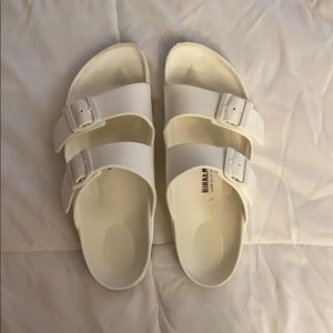 White Rubber Birks